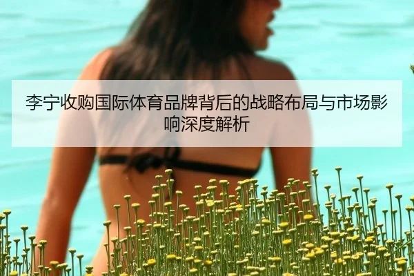 李宁收购国际体育品牌背后的战略布局与市场影响深度解析